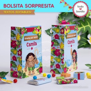 Moana: bolsa sorpresita para imprimir