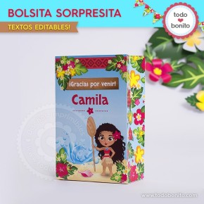 Moana: bolsa sorpresita para imprimir