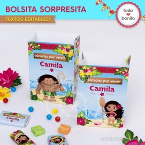 Moana: bolsa sorpresita para imprimir