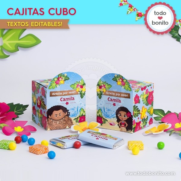 Moana: caja cubo