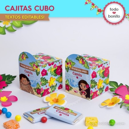 Moana: caja cubo