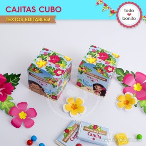 Moana: caja cubo