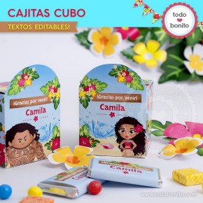 Moana: caja cubo