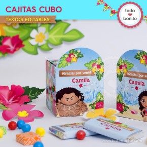 Moana: caja cubo