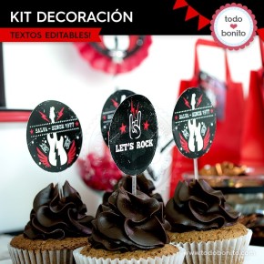 Rock: kit decoración