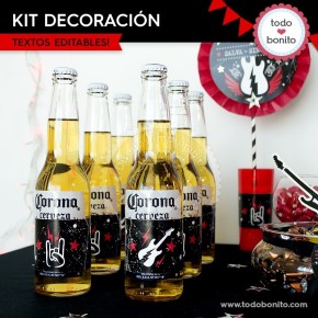 Rock: kit decoración