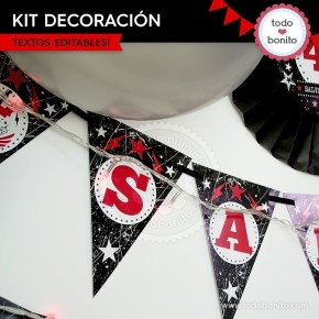 Rock: kit decoración