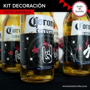 Rock: kit decoración