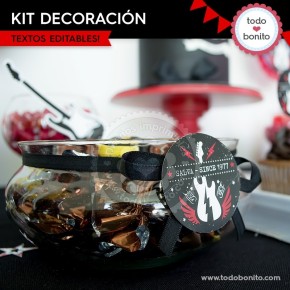 Rock: kit decoración