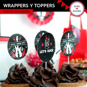 Rock: wrappers y toppers