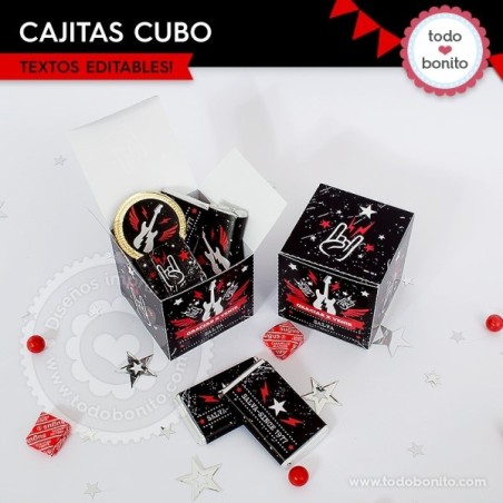 Rock: cajitas cubo