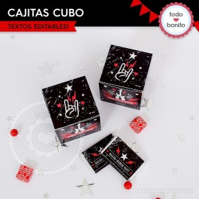 Rock: cajitas cubo