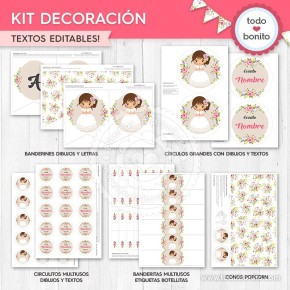 Primera Comunión modelo Juana: Kit decoración