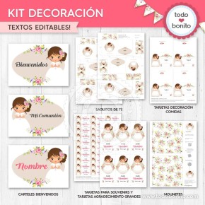 Primera Comunión modelo Juana: Kit decoración