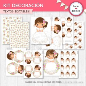 Primera Comunión modelo Juana: Kit decoración