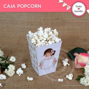 Primera Comunión modelo Juana: cajita popcorn