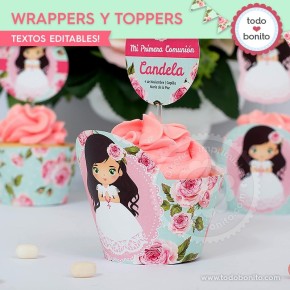 Primera Comunión modelo Candela: wrappers y toppers