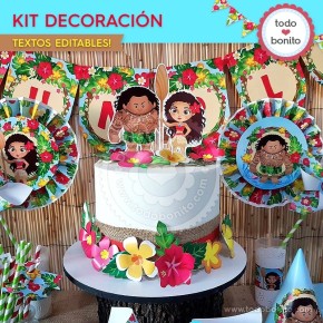 Moana: decoración de fiesta