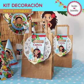 Moana: decoración de fiesta