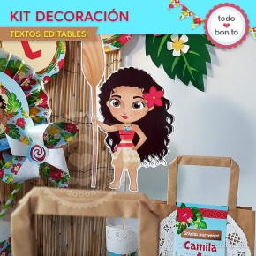 Moana: decoración de fiesta