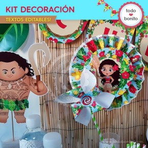 Moana: decoración de fiesta