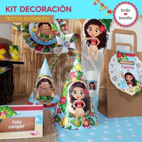 Moana: decoración de fiesta