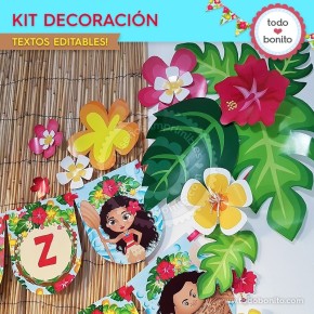 Moana: decoración de fiesta