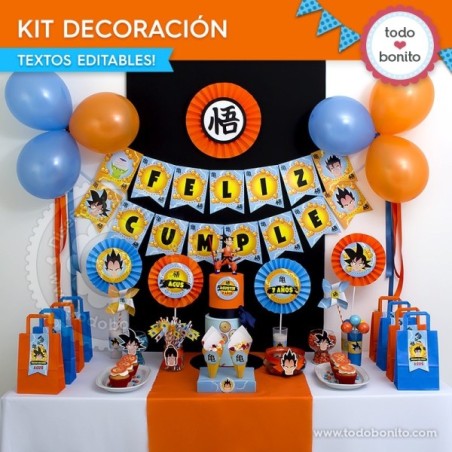 Dragon Ball: kit decoración