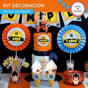 Dragon Ball: kit decoración