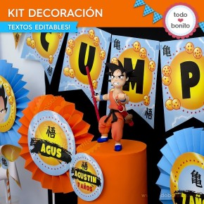 Dragon Ball: kit decoración