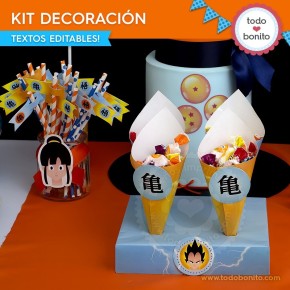 Dragon Ball: kit decoración