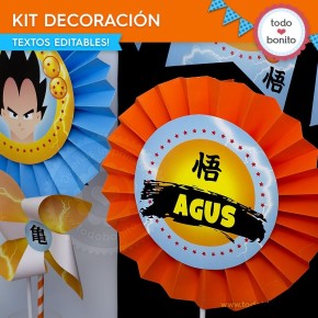 Dragon Ball: kit decoración