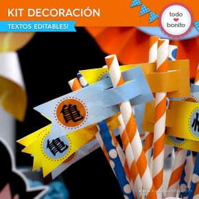 Dragon Ball: kit decoración