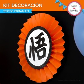 Dragon Ball: kit decoración