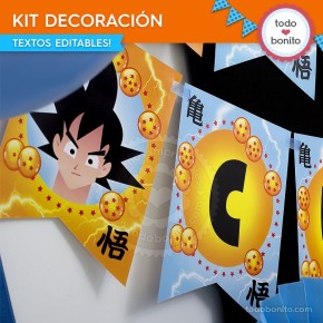 Dragon Ball: kit decoración