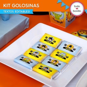 Dragon Ball: kit etiquetas de golosinas