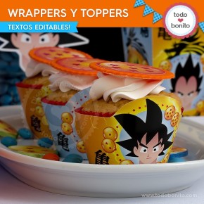 Dragon Ball: wrappers y toppers