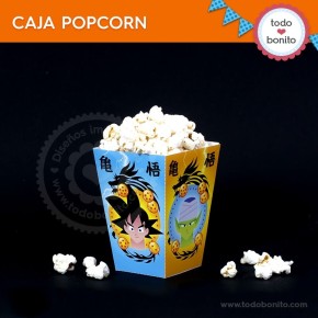 Dragon Ball: cajita popcorn