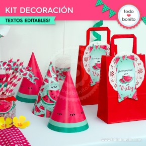 Sandías: kit decoración