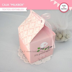 Pajarito rosa: milkbox