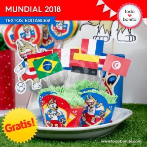 *GRATIS * Kit imprimible Mundial 2018