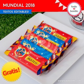 *GRATIS * Kit imprimible Mundial 2018