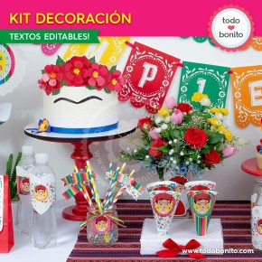 Frida: kit imprimible decoración