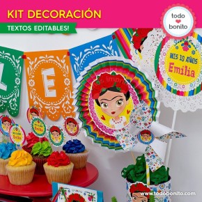 Frida: kit imprimible decoración