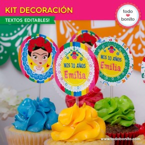 Frida: kit imprimible decoración