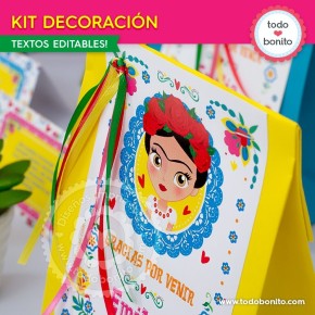 Frida: kit imprimible decoración