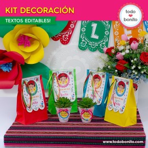 Frida: kit imprimible decoración