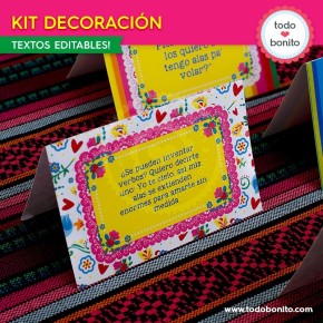 Frida: kit imprimible decoración