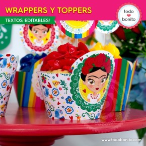 Frida: wrappers y toppers