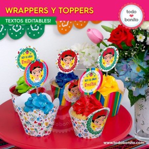 Frida: wrappers y toppers